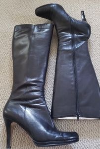 Tahari Tall Heel Black Boots